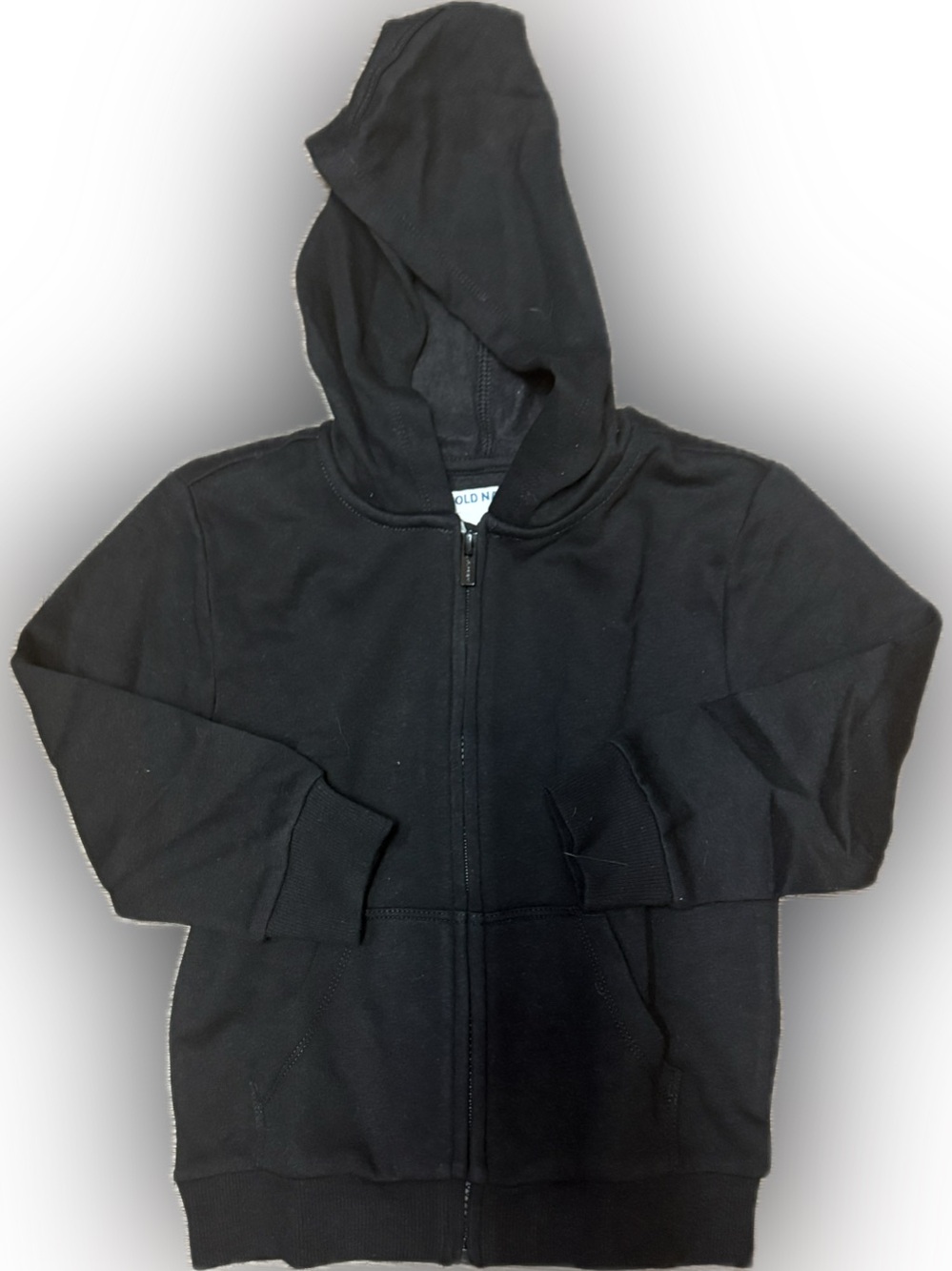 Old Navy Black Zip-Up Hoodie - Sz 5T | Brand New